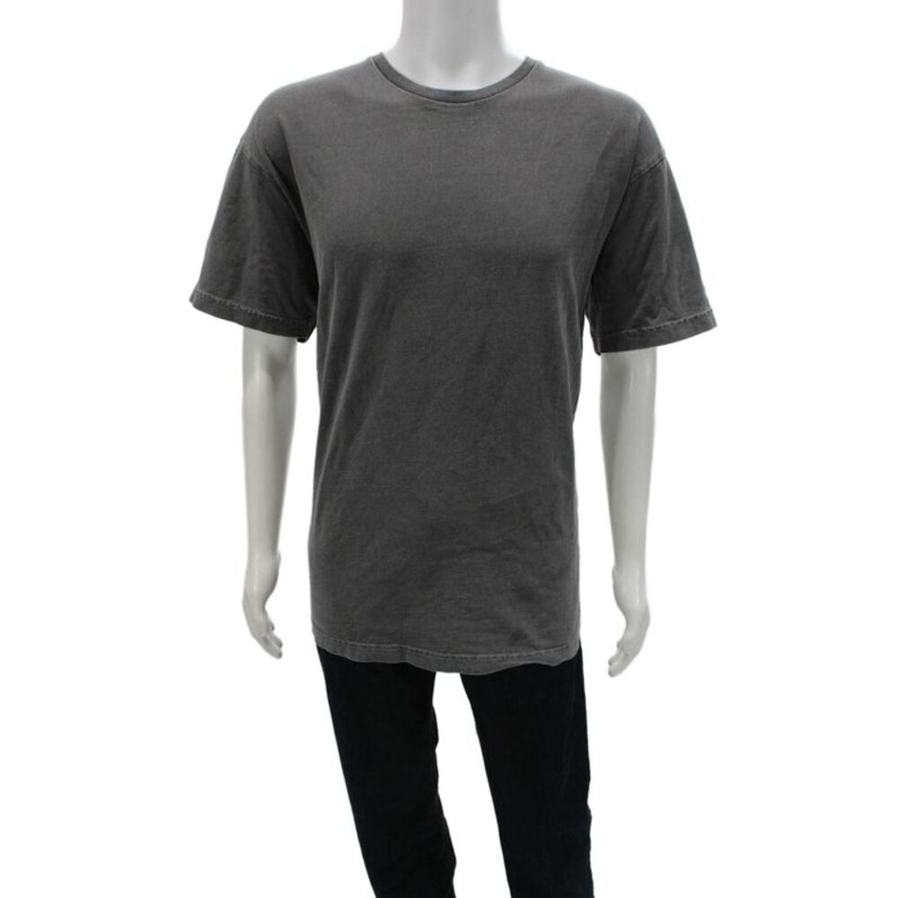 Talentless Unisex Adults Basic Gray Cotton Crew Neck T-Shirt Size L